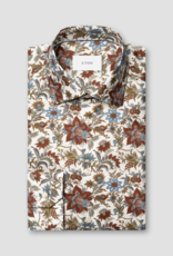 Eton Floral Print Signature Twill Shirt