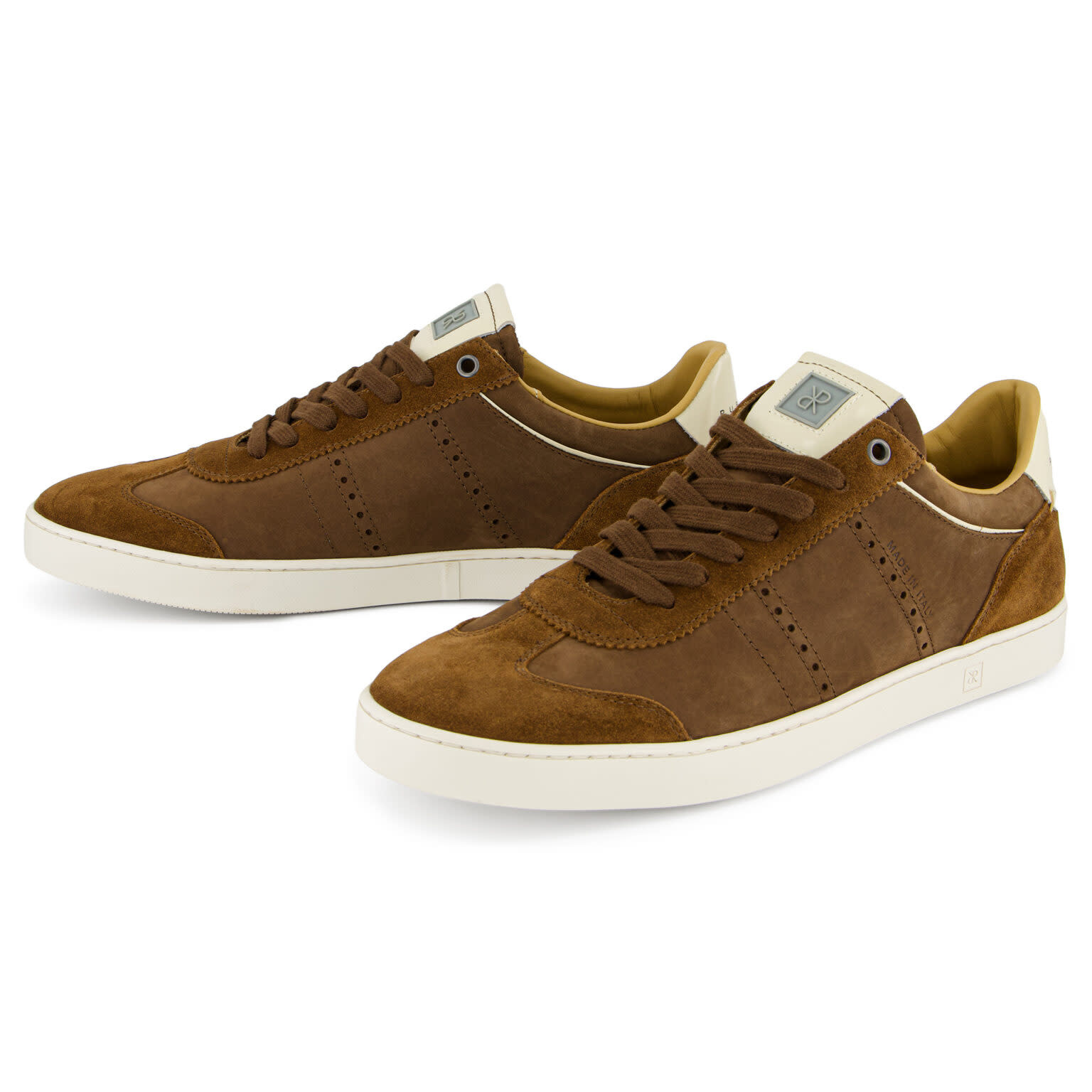 Rubirosa Judy Nubuck Leather Trainer - Brown
