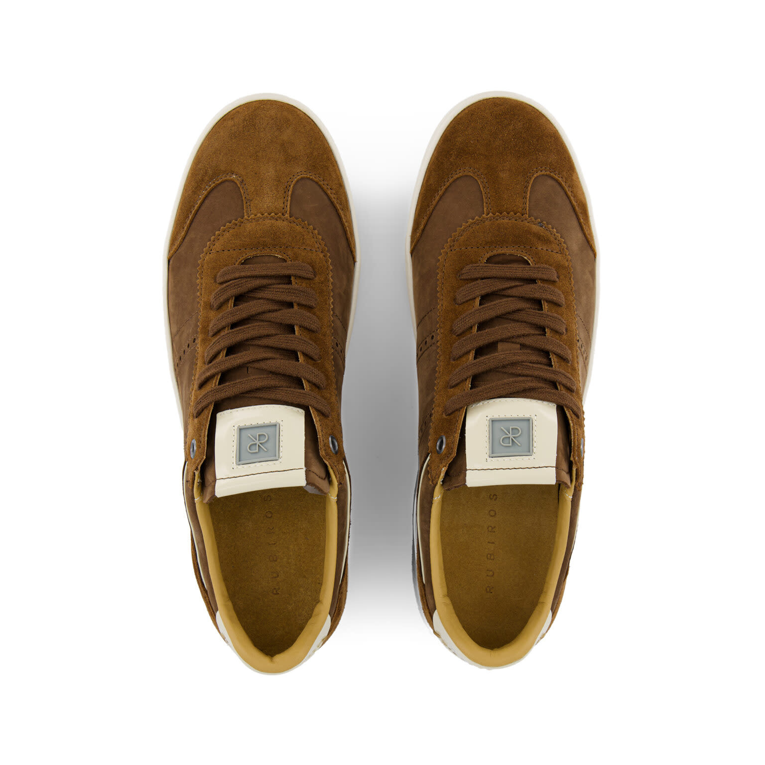 Rubirosa Judy Nubuck Leather Trainer - Brown