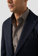 Eton Semi Solid Twill with Floral Trim