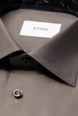 Eton Semi Solid Twill with Floral Trim
