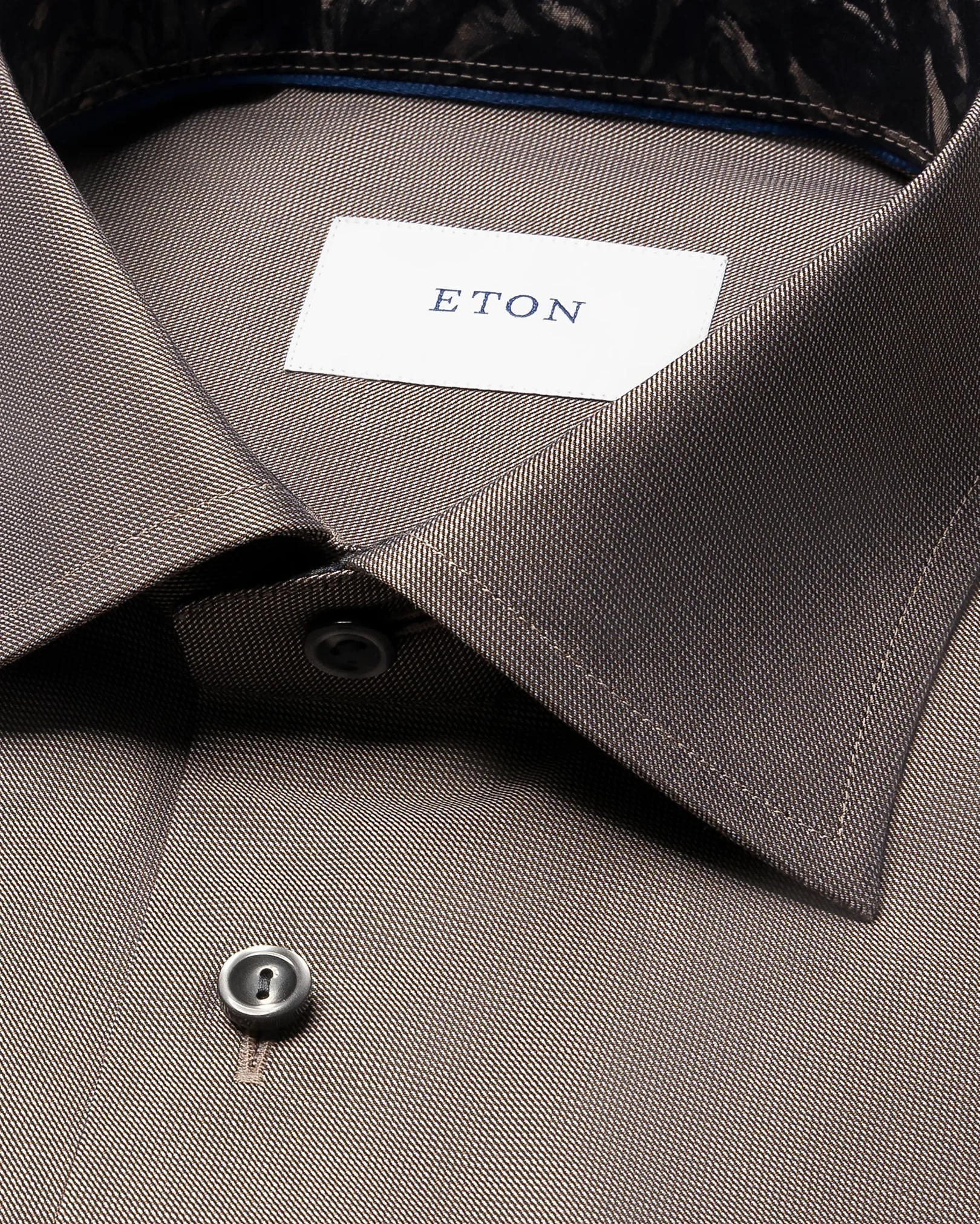 Eton Semi Solid Twill with Floral Trim