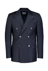 Roy Robson Navy Double Breasted Wool Suit