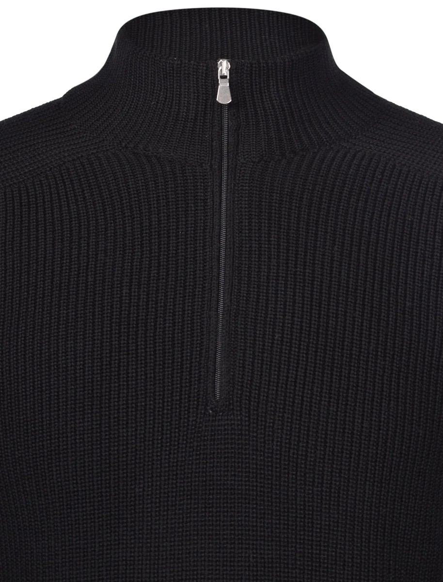 Gran Sasso Rain Wool 1/2 Zip Sweater