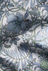 Eton Blue Floral Print Signature Twill Shirt