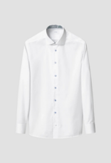 Eton Signature Twill with Floral contrast detail