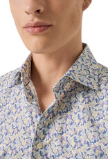 Eton Purple Motif Signature Twill Shirt