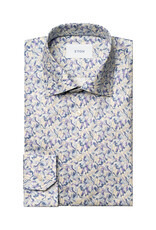Eton Purple Motif Signature Twill Shirt