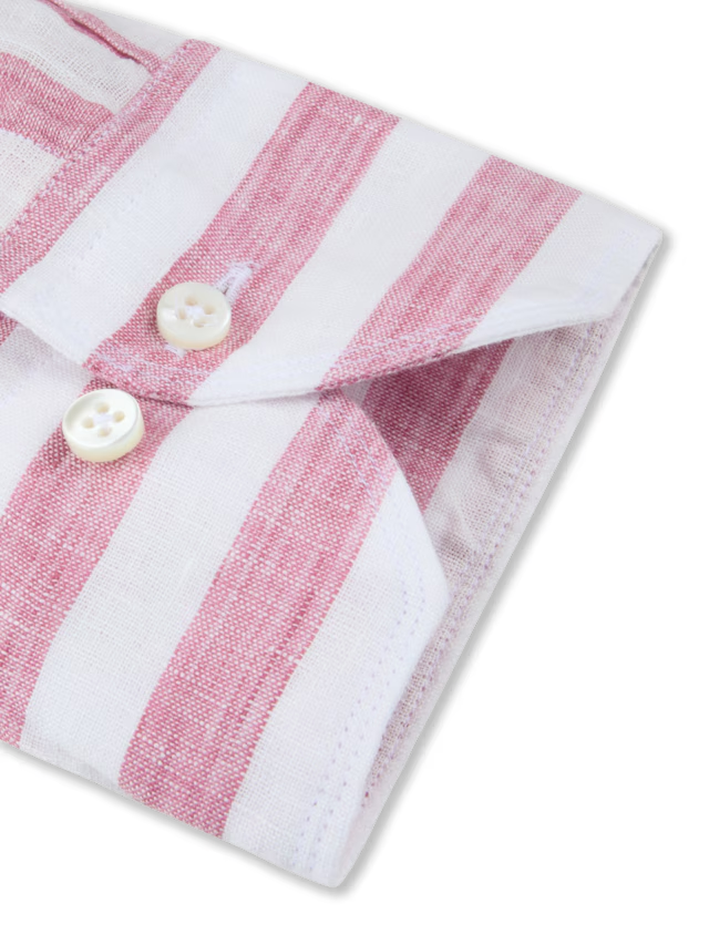 Stenstroms Chalk Stripe Linen shirt