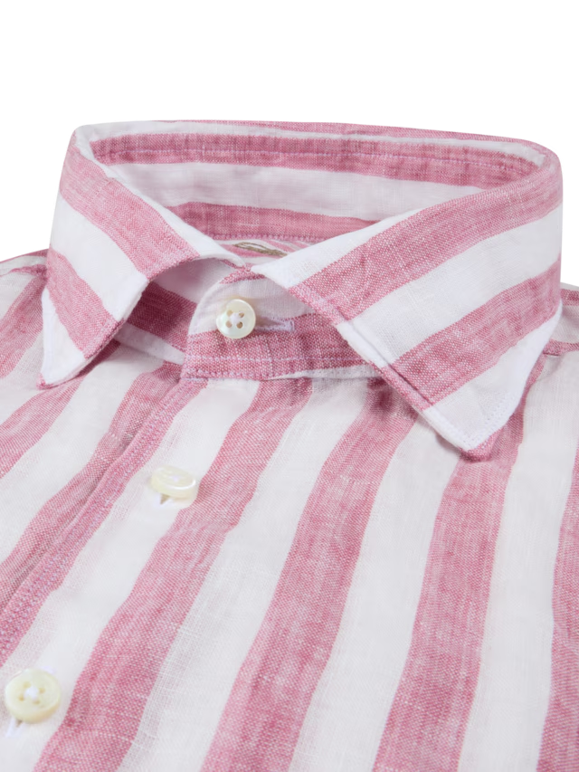 Stenstroms Chalk Stripe Linen shirt