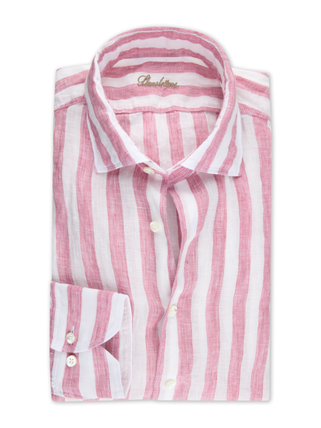 Stenstroms Chalk Stripe Linen shirt