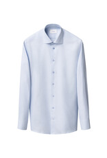Eton Ultra Soft Twill Shirt with Pale Blue button