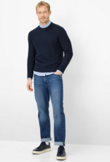 Brax Regular Fit Denim - Clint Broken Blue