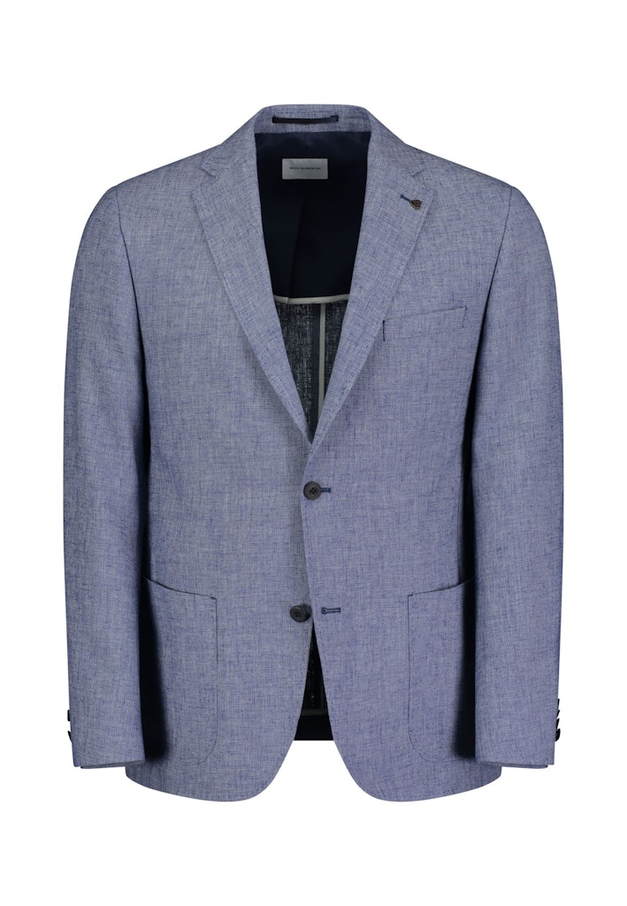 Roy Robson Lightweight Linen Blend Jacket - Pale Blue