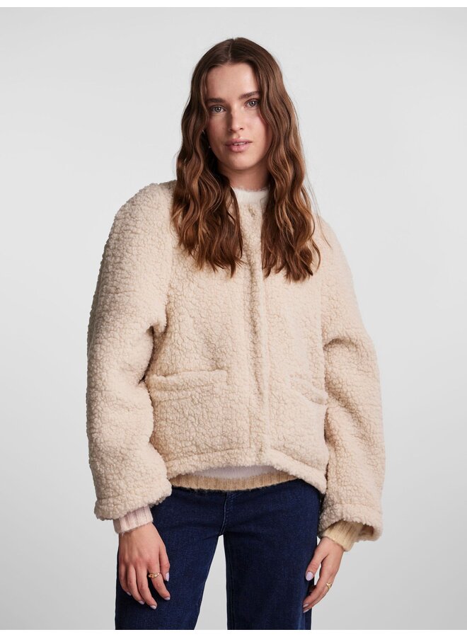 PCJIMENA SHORT TEDDY JACKET