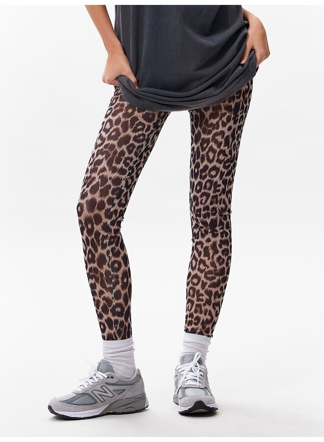 MESH LEOPARD LEGGING 2502014600