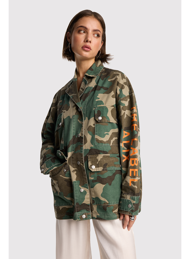 CAMFLOUFLAGE JACKET STYLE: 2502403003