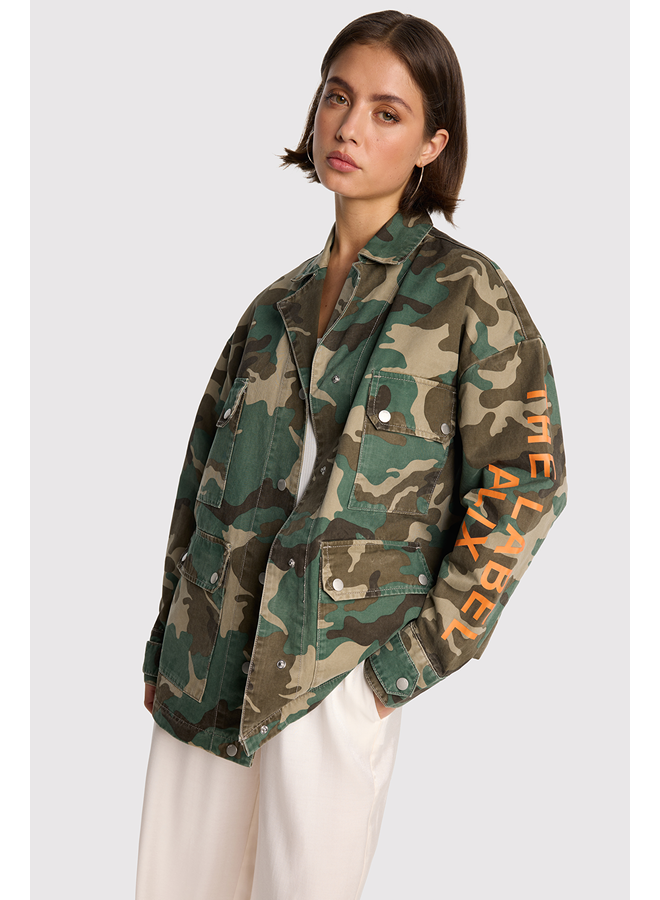 CAMFLOUFLAGE JACKET STYLE: 2502403003