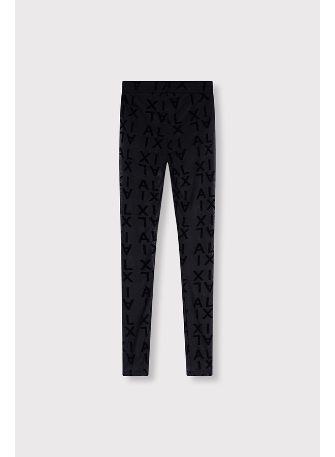 KNITTED ALIX MESH LEGGING