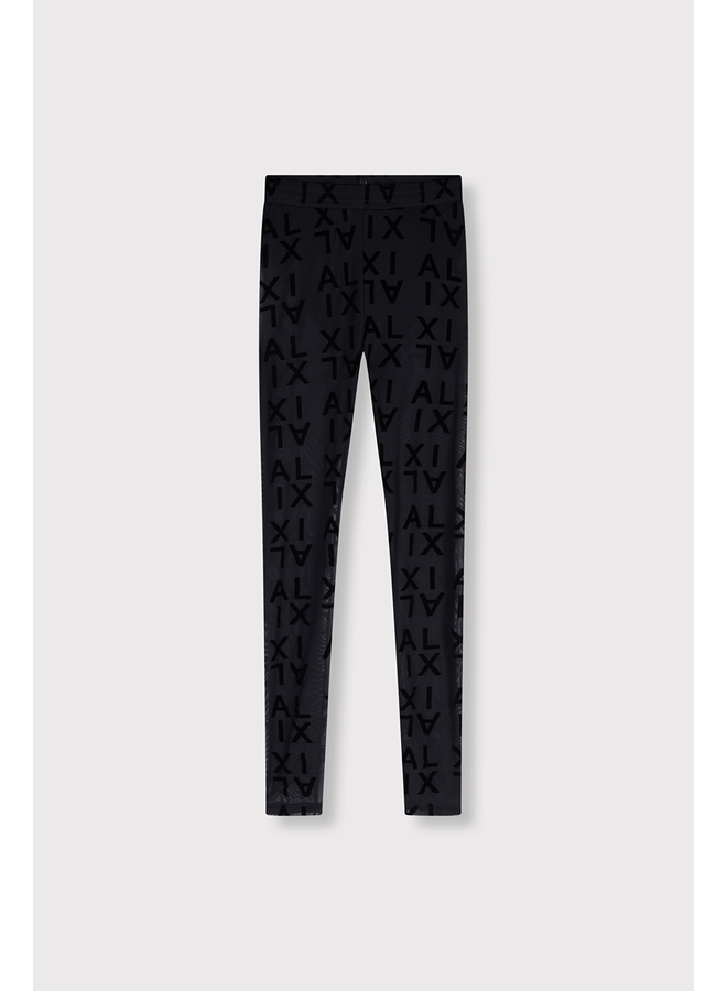 KNITTED ALIX MESH LEGGING