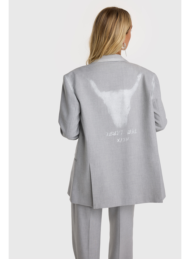 FOIL STRIPE BLAZER 2502406022