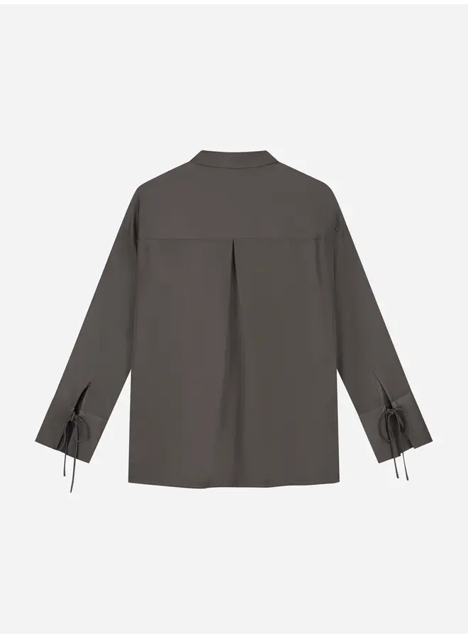 LUCIE TENCEL TIE BLOUSE