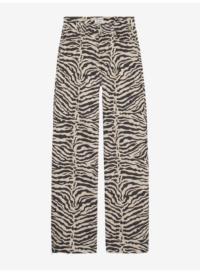 LOOSE FIT ZEBRA JEANS