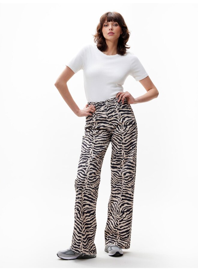 LOOSE FIT ZEBRA JEANS