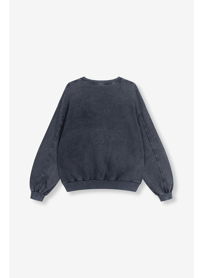 ACID WASHED SWEATER 7400