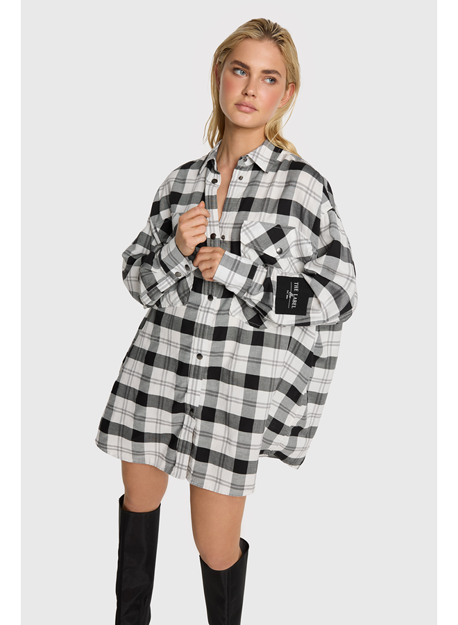CKECK BLOUSE 9376