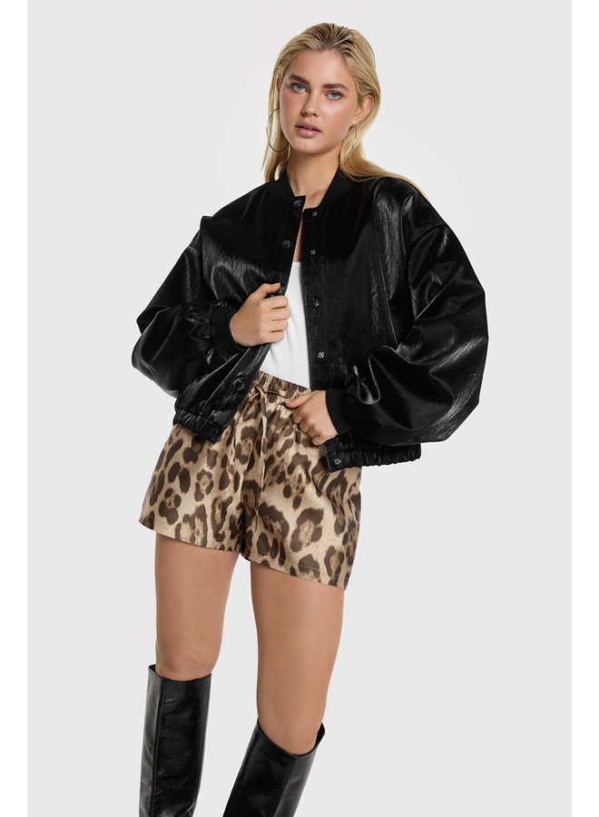 LEATHER BOMBER 4312