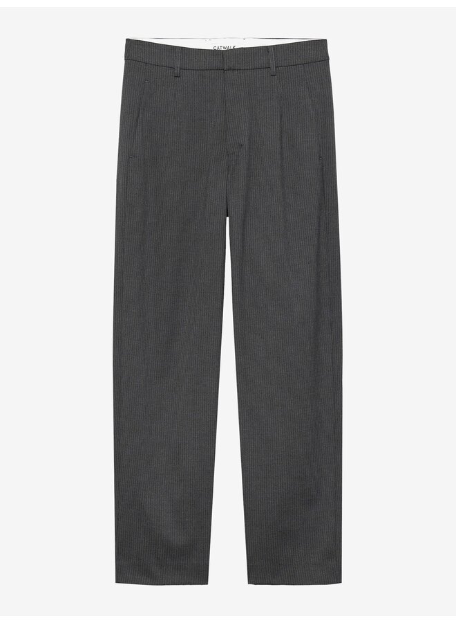 PINSTRIPE TAPERED TROUSERS 3008