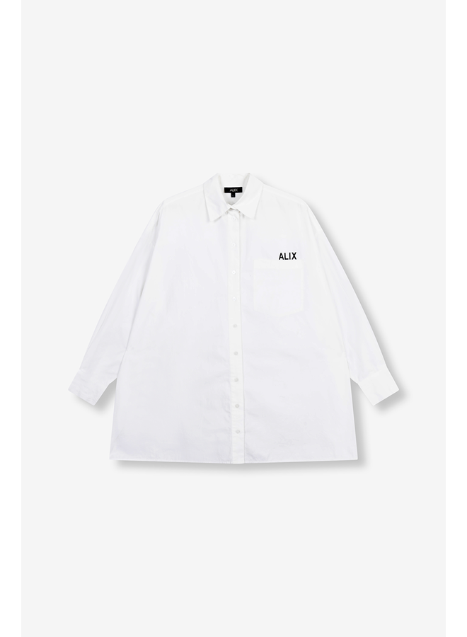 OVERSIZED POPLIN BLOUSE STYLENR 9388