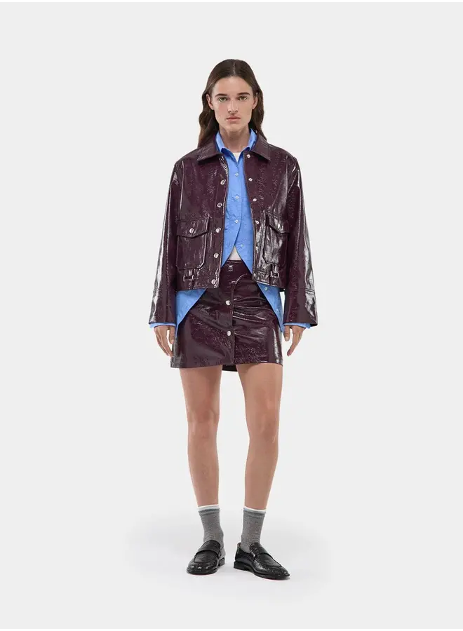 BRUNA PLUM JACKET