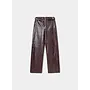 HORUS BURGUNDY TEXTURED PANTS
