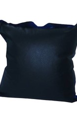 Springbok fur cushion blue