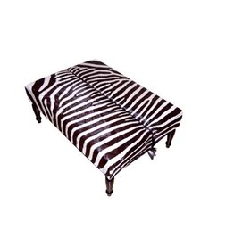 Zebra skin stool BIG CLASSIC, delivery time 4-6 weeks.