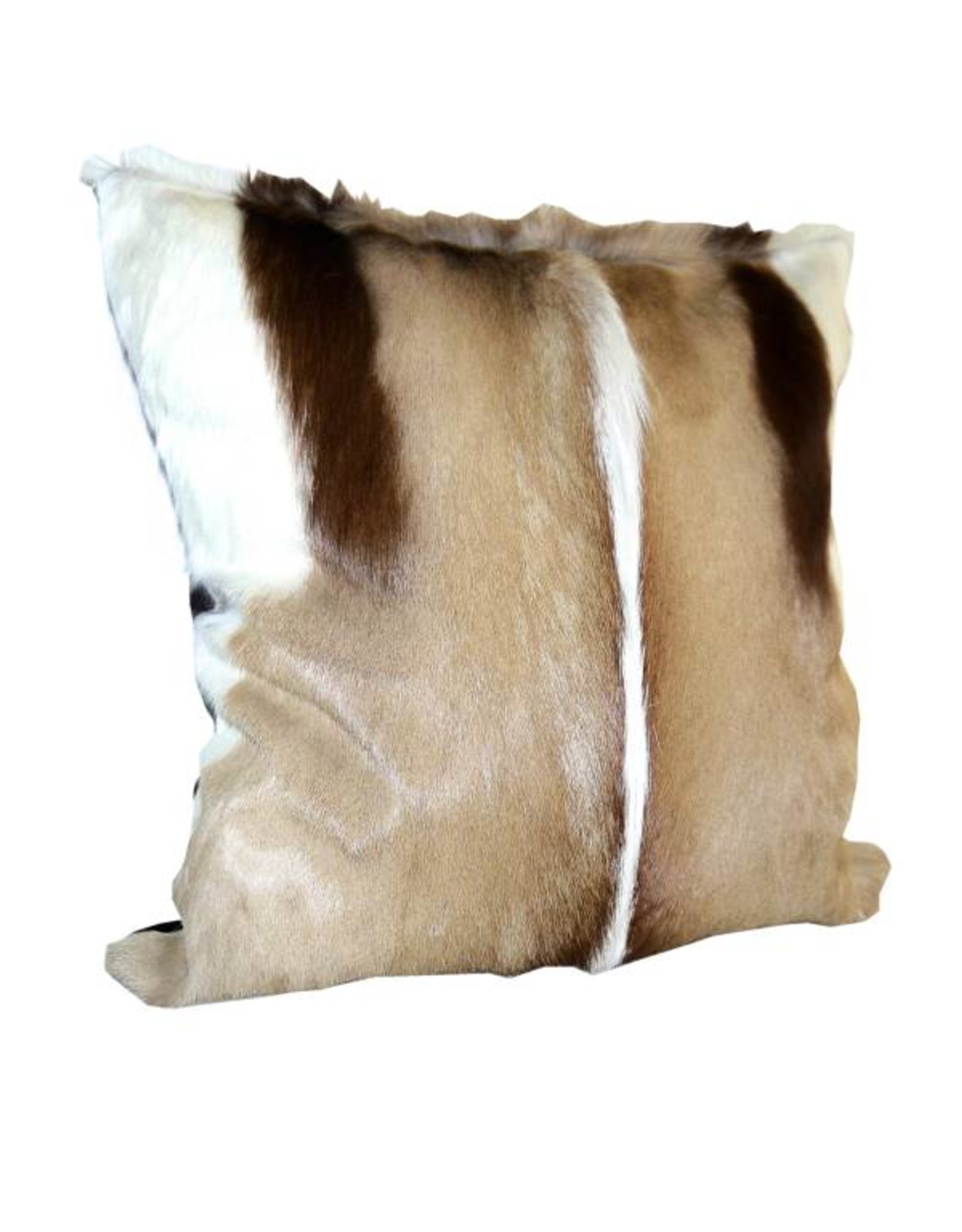 Springbok fur cushion nature