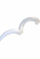 Kudu horn partly ground white