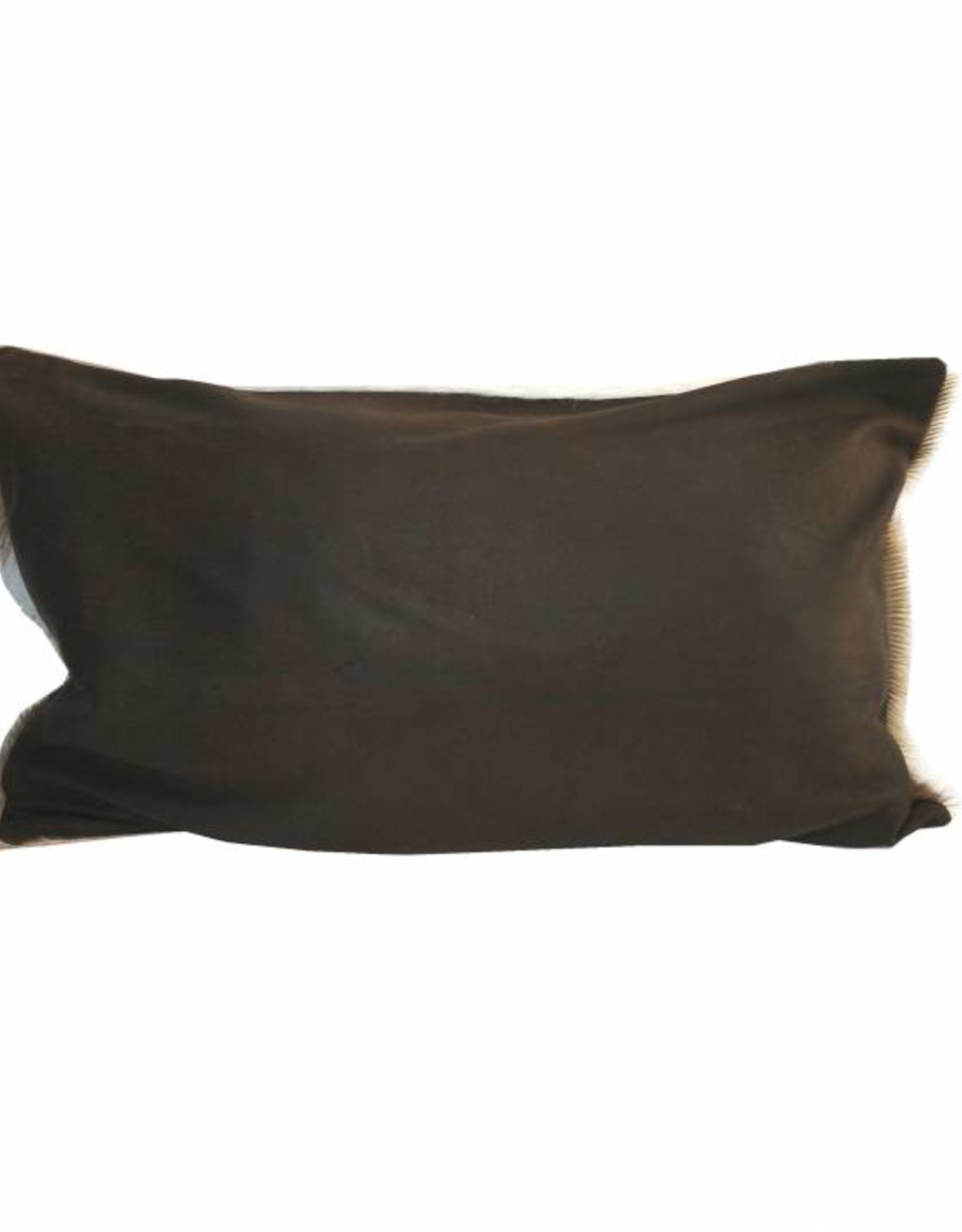 Springbok fur cushion natural - long