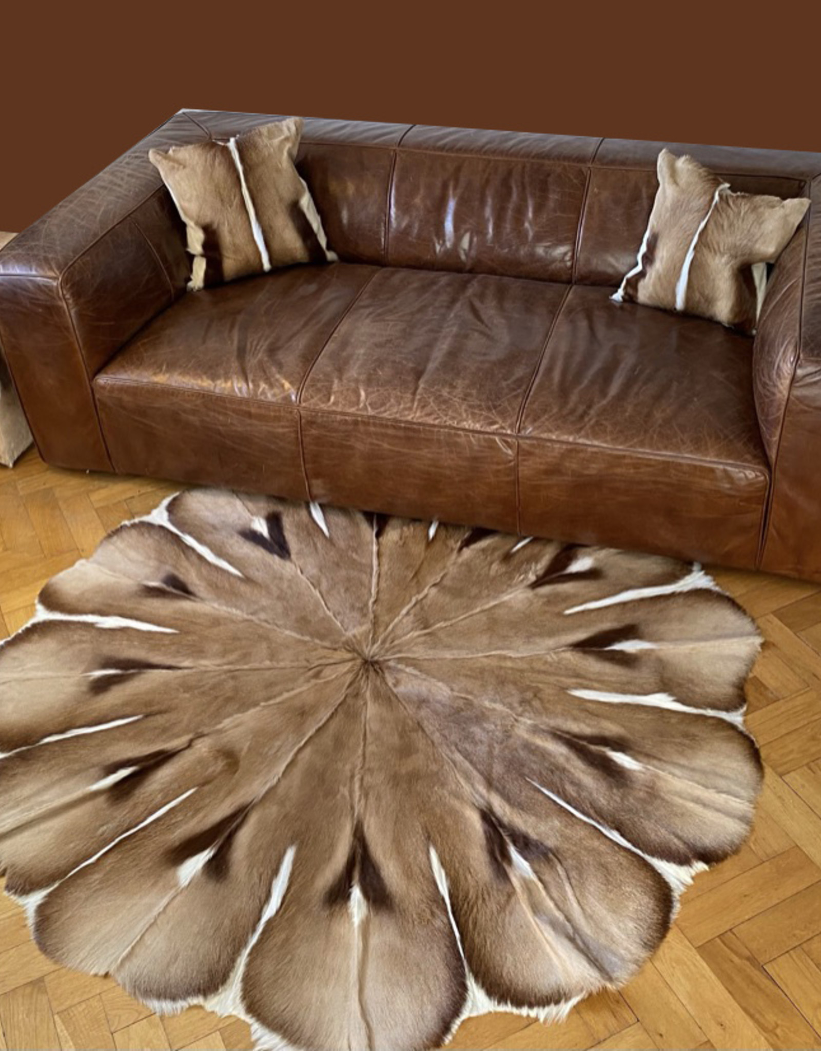 Springbok Fur Rug Circel ST009