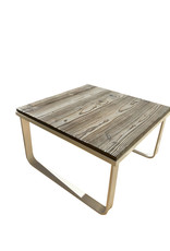 Flamed Wood Coffee Table Gray Coffeetable End Table