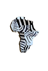 Africa zebra picture made from real zebra skin