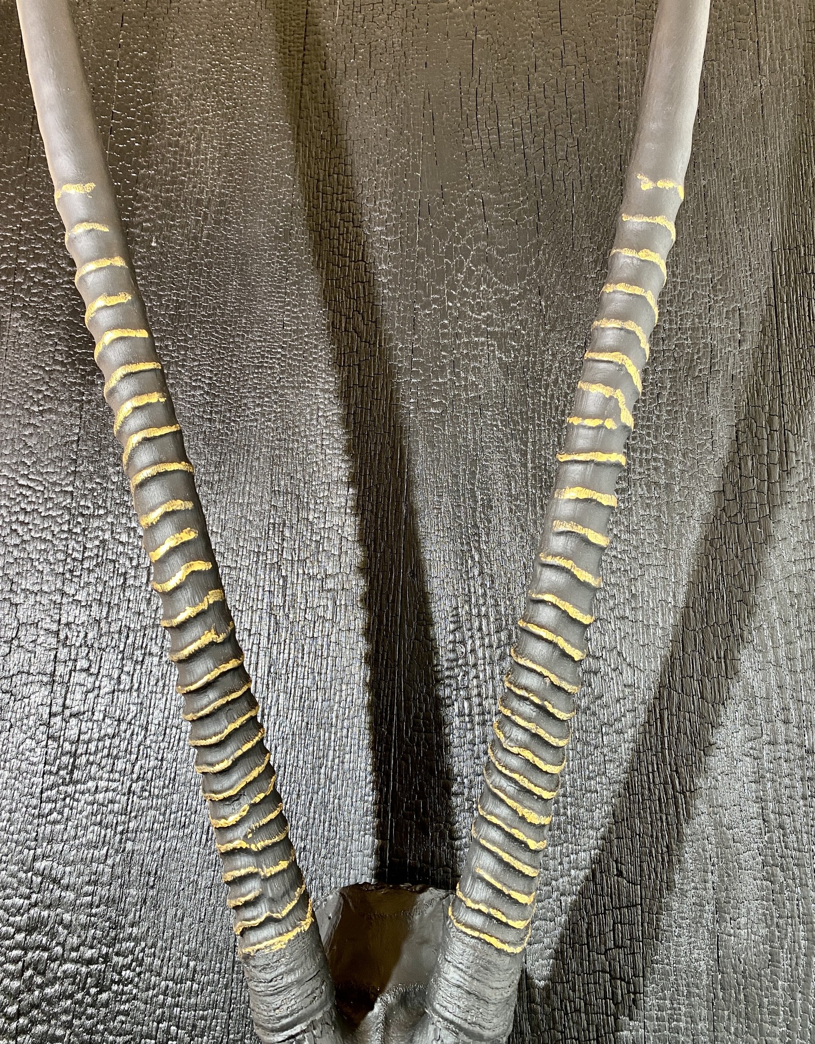 Oryx Wall Sculpture on Solid Oak Panel – Large-Scale One of a Kind Piece