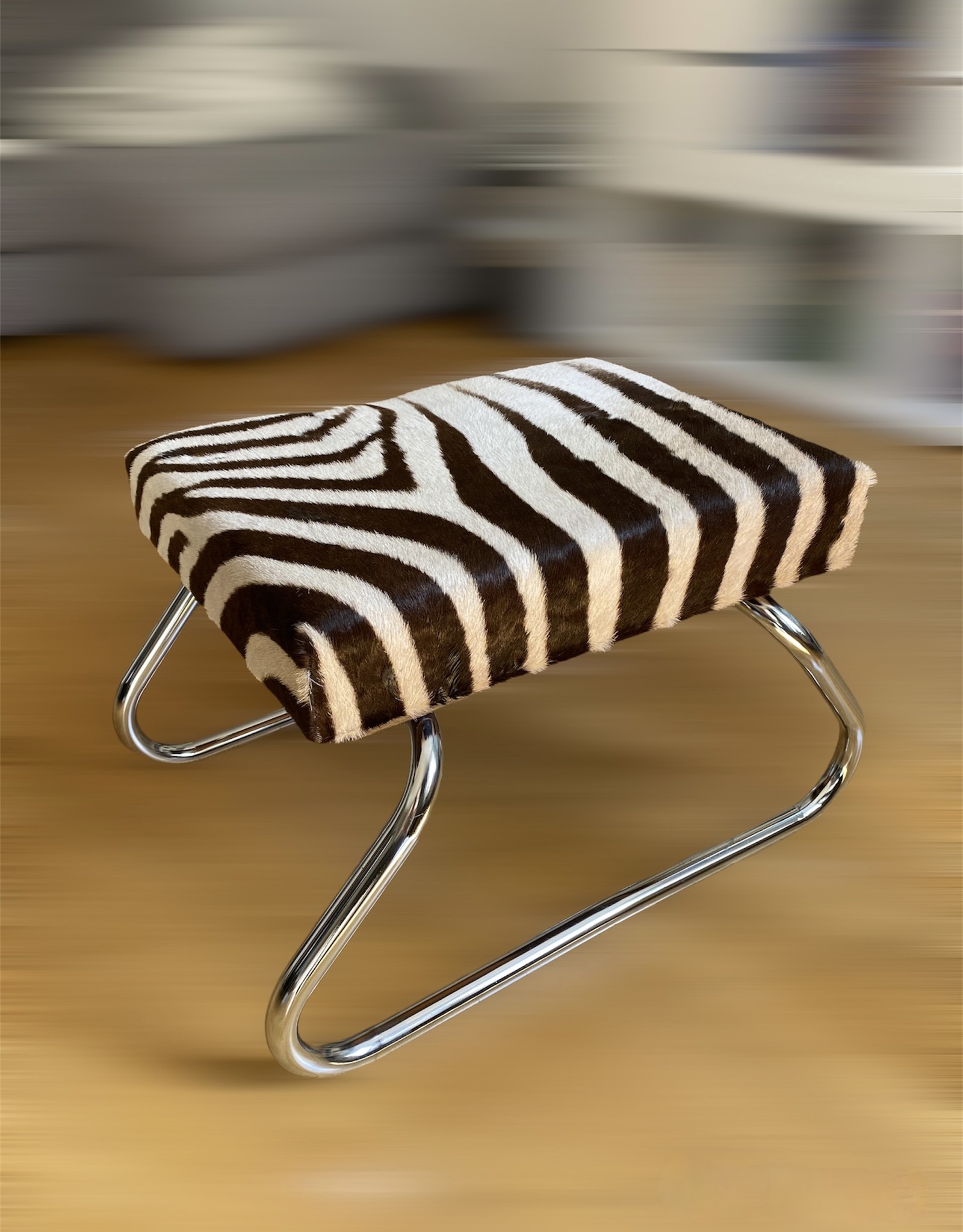 Zebra Hocker SAFARI, Klapphocker