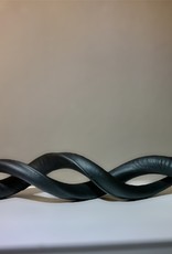 Kudo horn painted in a black matte