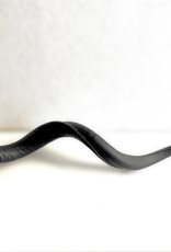 Kudo horn painted in a black matte