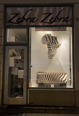 Africa zebra picture made from real zebra skin