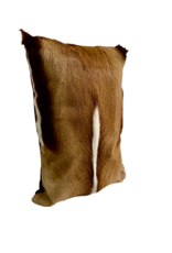 Springbok fur cushion natural - long