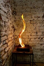 Handcrafted Kudu Horn Lamp – Unique Exotic Design with LED Lighting